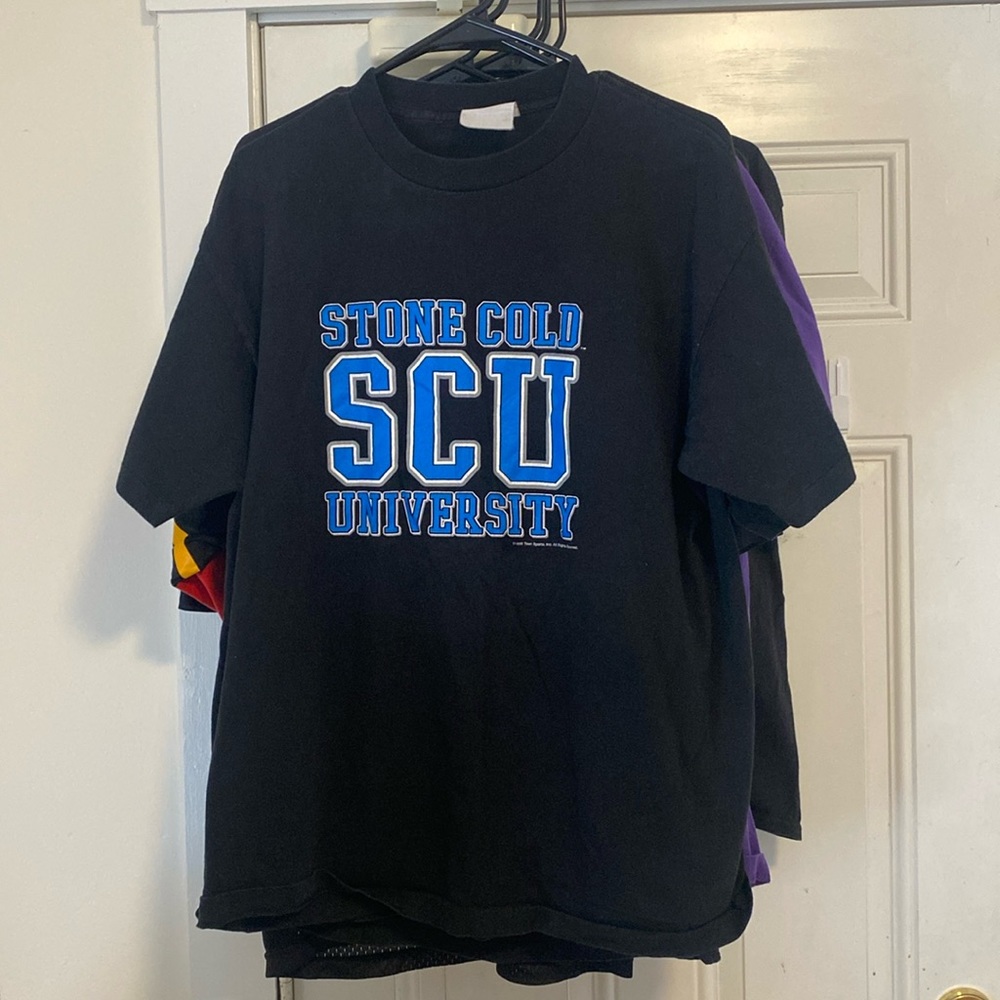 Stone cold university WWE tee